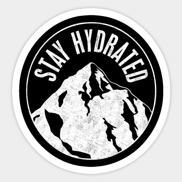 Stay Hydrated Sticker by PaletteDesigns